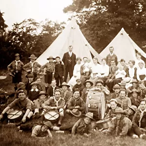 Liverpool boy scouts in camp