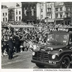 Liverpool Coronation Procession - June, 1953