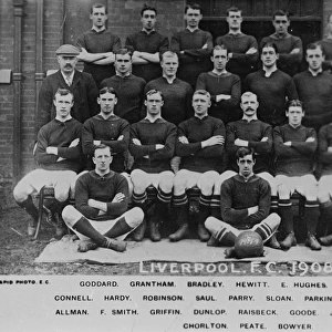 Liverpool FC football team 1908-1909