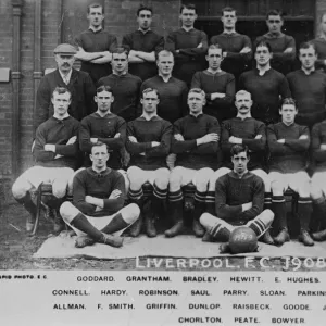 Liverpool FC football team 1908-1909