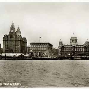 Liverpool, Merseyside - The Three Graces on the Waterfront
