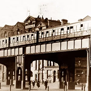 Liverpool Overhead Railway, early 1900s