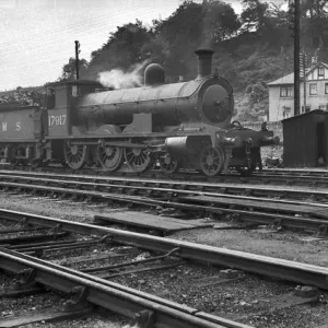 LMS steam engine and tender