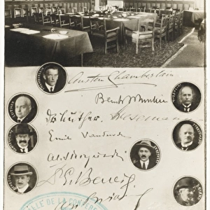 Locarno Peace Conference 5th-16th October 1925