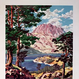 Loch Maree and Slioch - Travel Poster
