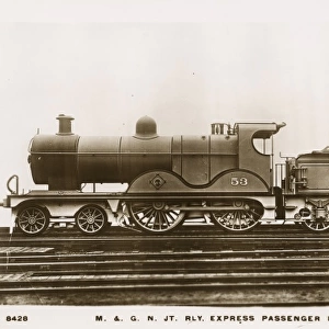 Locomotive no 53 4-4-0 express