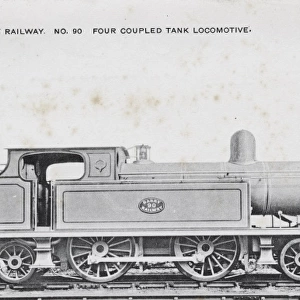 Locomotive no 90 four coupled tank locomotive