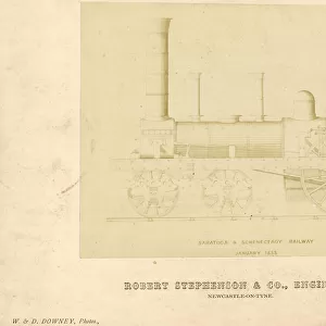 Locomotive by Robert Stephenson & Co, 1833