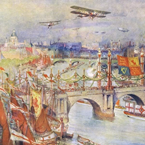 London in 1919 - a vision of the Thames