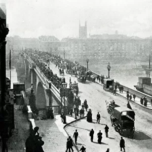 London Bridge, City of London Date: circa 1900