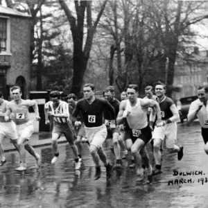 London Fire Brigade running race in Dulwich London Fire Brigade running race in Dulwich