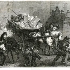 London ice carts 1857 London ice carts 1857