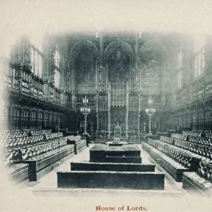 London - Interior of the House of Lords