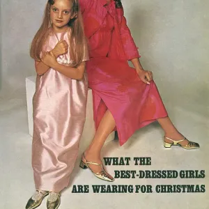 1966 London Life Magazine Print: Mother and Child Fashion 1966 London Life Magazine Print: Mother and Child Fashion