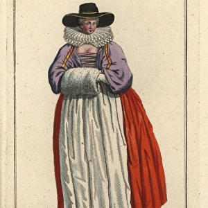 London merchants wife, 1640