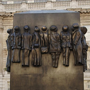 London. Monument to The Women of World War II by John W. Mil