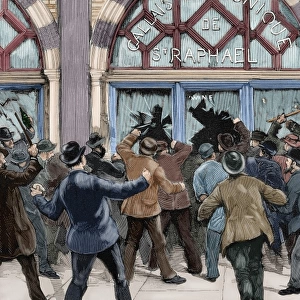 London. Picadilly. Socialist agitation. February 8, 1886. En