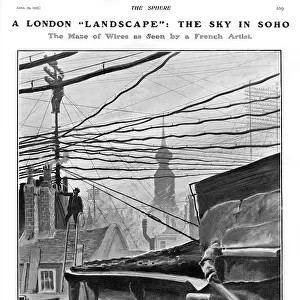 A London skyscape: the sky in Soho, 1905