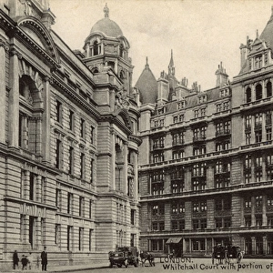 London - Whitehall Court with a portion of the War Office