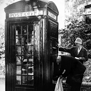 Londons new telephone-post kiosk
