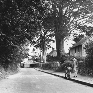 Lone Cyclist / Sussex / 1940
