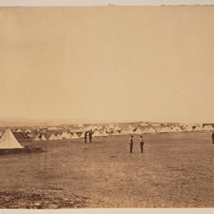 Looking towards St. Georges Monastery, tents of the 4th Div