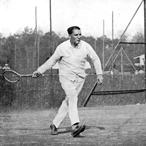 Lord Birkenhead playing tennis with Lili de Alvarez