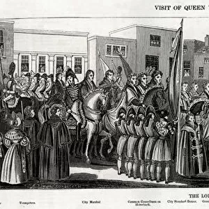 Lord Mayor of London receiving Queen Victoria at Temple Bar