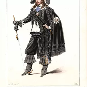 Louis Lacressonniere as King Charles I in
