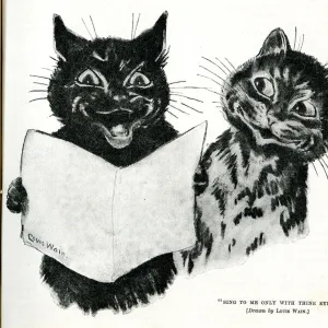 Louis Wain cats - Sing to me only with thine eyes