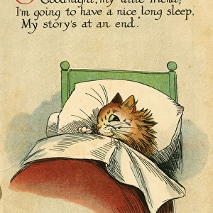 Louis Wain, Daddy Cat - gone to bed