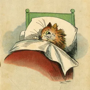 Louis Wain, Daddy Cat - gone to bed