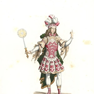 Louis XIV, the Sun King, in ballet costume, 17th century