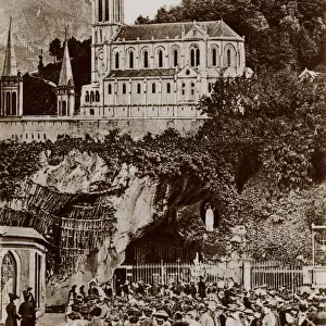 Lourdes, France - The Grotto and Basilica