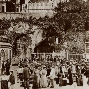 Lourdes, France - The Grotto and Basilica