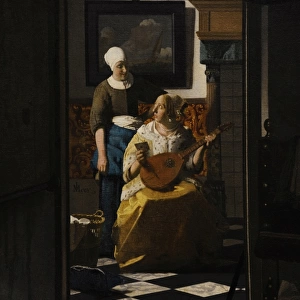 The Love Letter, c. 1669-1670, by Johannes Vermeer (1632-1675