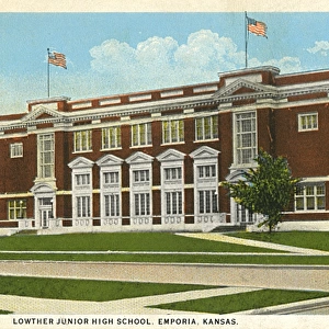 Lowther Junior High School, Emporia, Kansas, USA