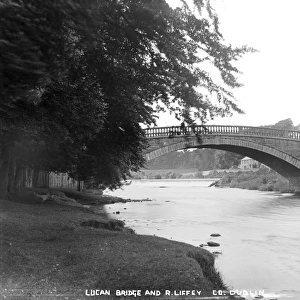 Lucan Bridge and R. Liffey, Co. Dublin