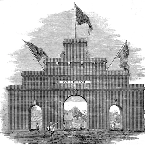 The Lumberers Arch, Ottawa, 1860