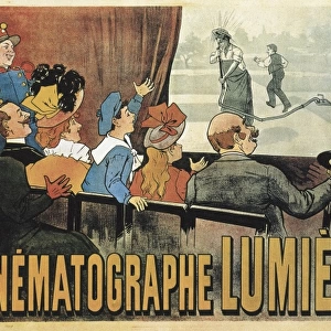 LUMIERE, Louis and Auguste. Poster advertising