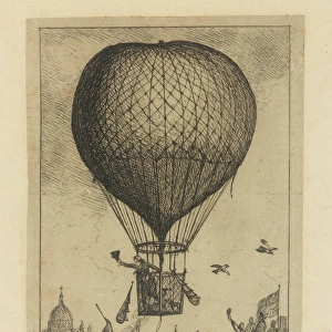 Lunardi in a balloon