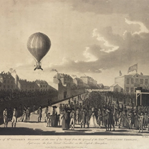 Lunardis balloon ascent from Artillery Ground