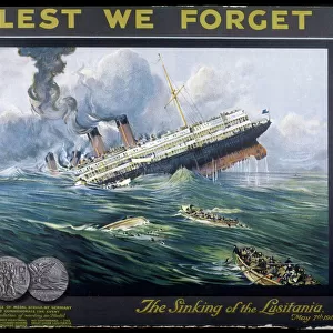 Lusitania Torpedoed