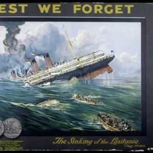 Lusitania Torpedoed