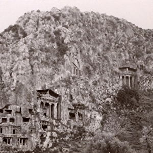 Lycian rock tombs - Fethiye, Turkey