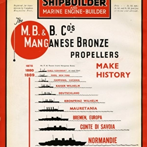 M B & B Companys Manganese Bronze Propellers