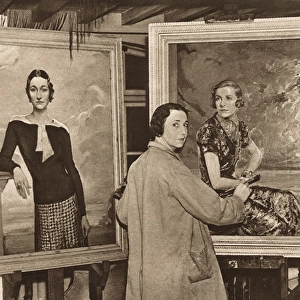 M. Baynon Copeland working portraits of Lady Mountbatten & W