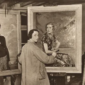 M. Baynon Copeland working portraits of Lady Mountbatten & W