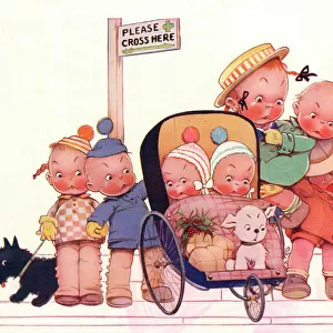 Mabel Lucie Attwell - Wait Til the Cars Roll By Jinnie