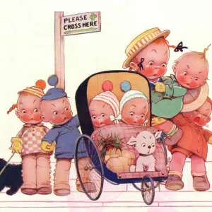 Mabel Lucie Attwell - Wait Til the Cars Roll By Jinnie